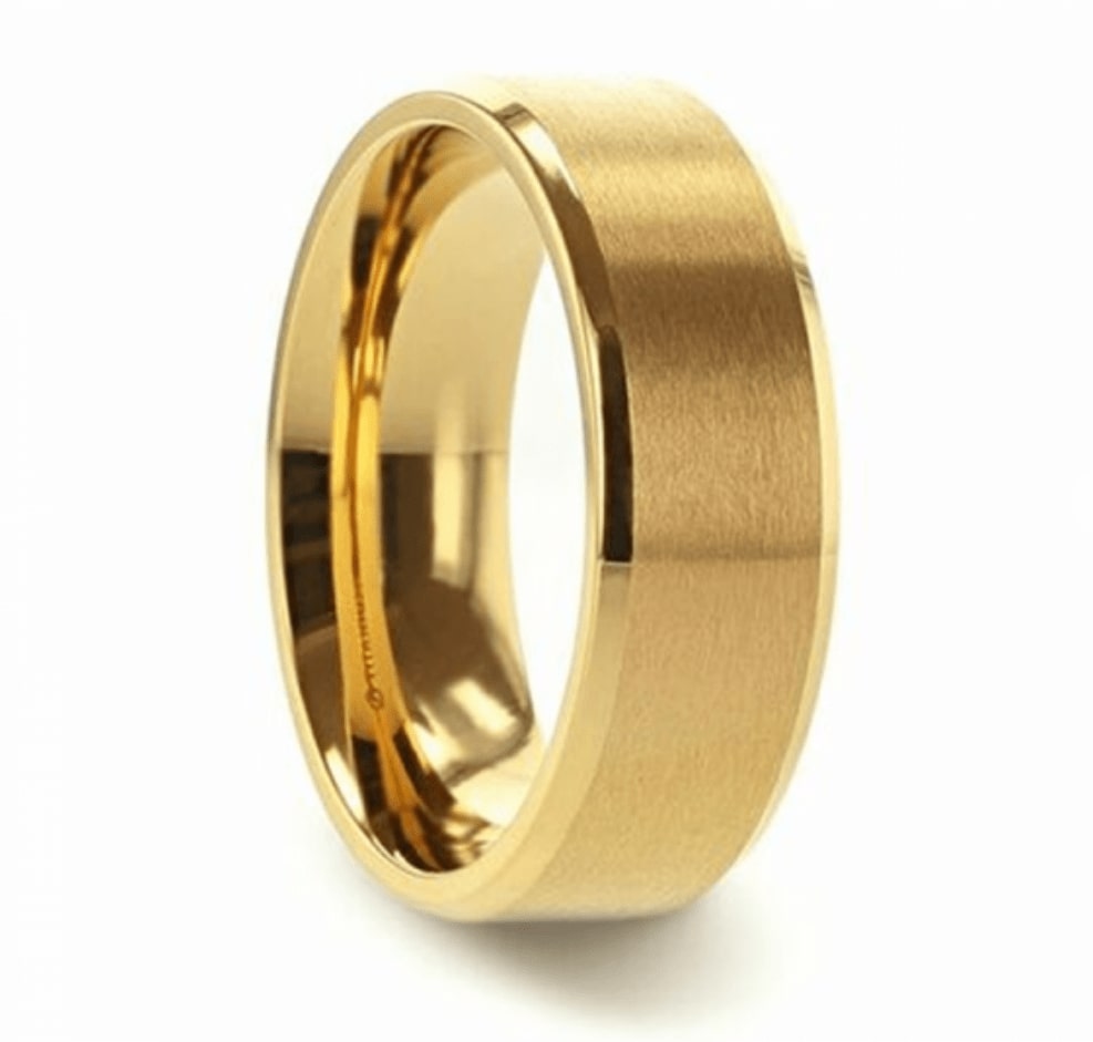 Gold Best Material for Men's Wedding Band