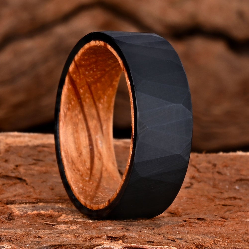 The Kickflip | Black Tungsten Carbide Skateboard Men's Wedding