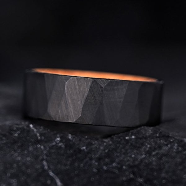 The Kickflip | Black Tungsten Carbide Skateboard Men's Wedding