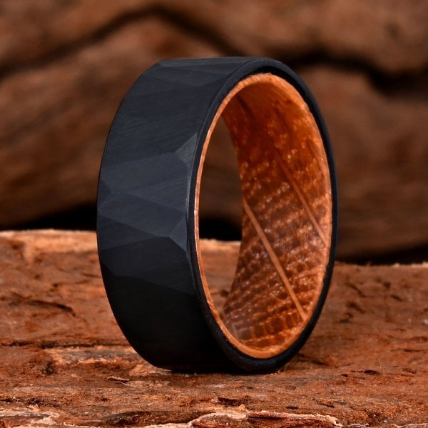 The Kickflip | Black Tungsten Carbide Skateboard Men's Wedding