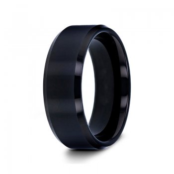 The Abyss | Black Tungsten Men's Wedding Bands - Gentlebands