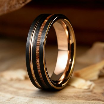 The Seiya | Silver Tungsten Men's Wedding Bands - Gentlebands