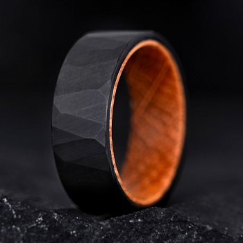 The Kickflip | Black Tungsten Carbide Skateboard Men's Wedding