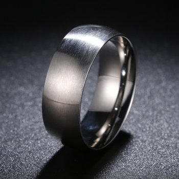 The Seiya | Silver Titanium Men's Wedding Bands - Gentlebands